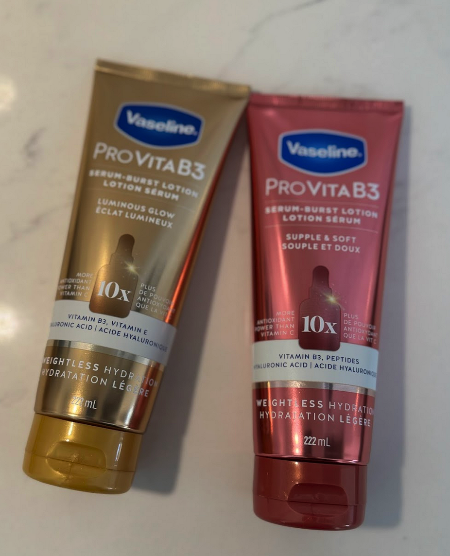 Vaseline Pro VitaB3 serum-boost lotions